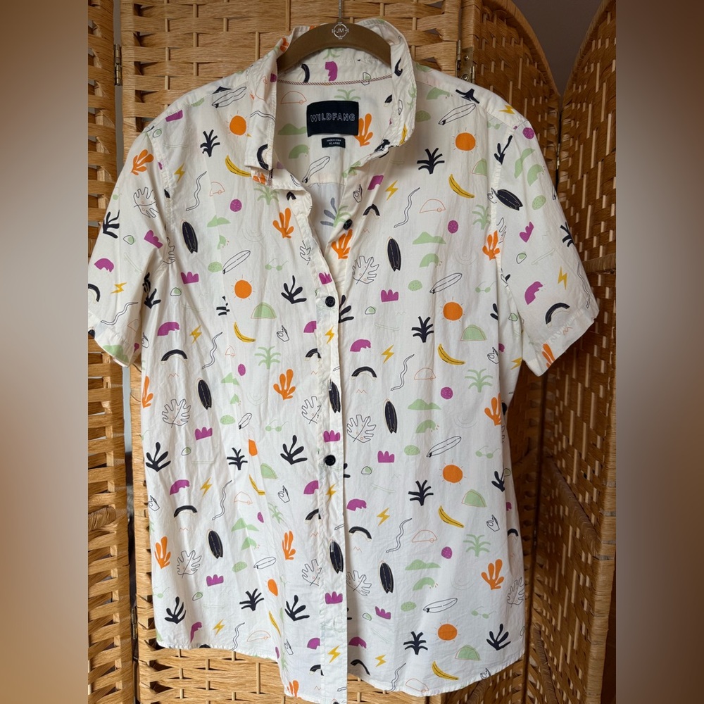 Wildfang - The Essential Button Up - XL